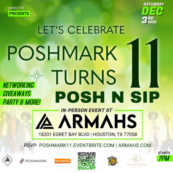 Poshmark Turns 11 - The Official Houston Bay Area Celebration! (Dec 3rd)